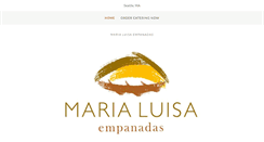 Desktop Screenshot of marialuisaempanadas.com